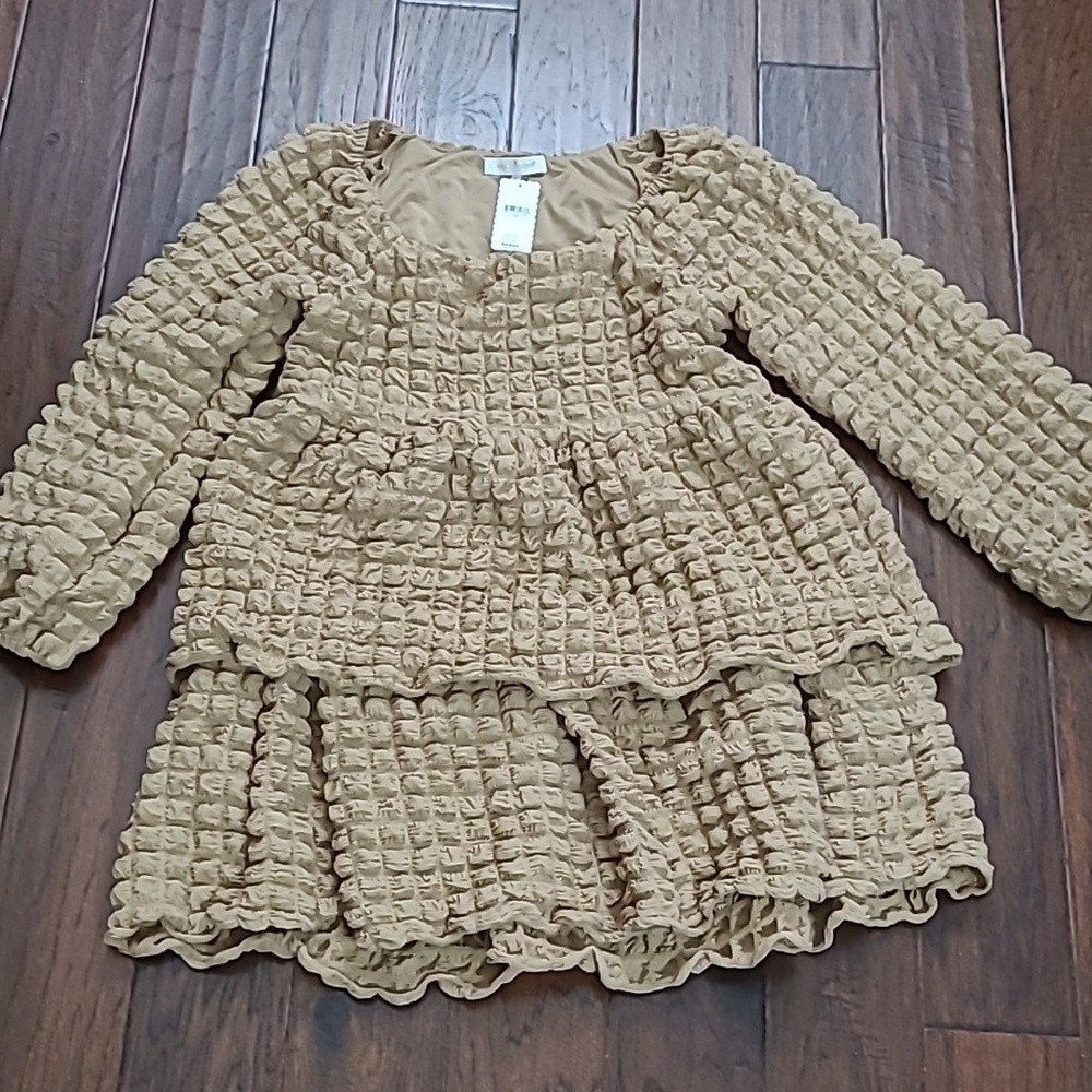 NWT Simply Southern Bubble Layered Dress size Large